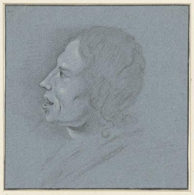 Autoportrait du dessinateur Johannes Ziesenis - Johannes Ziesenis