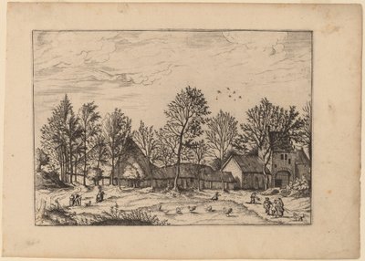 Ferme avec Portail - Johannes and Lucas van Doetechum after Master of the Small Landscapes