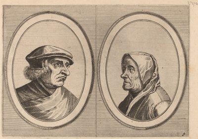 "Joris Ysegrim" et "Quastighe Jopje" - Johannes and Lucas van Doetechum after Pieter Bruegel the Elder