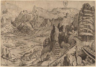 Magdalena Poenitens (La Madeleine pénitente) - Johannes and Lucas van Doetechum after Pieter Bruegel the Elder