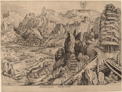 Magdalena Poenitens (La Madeleine pénitente) - Johannes and Lucas van Doetechum after Pieter Bruegel the Elder