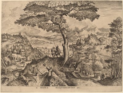 Milites Requiescentes (Soldats au repos) - Johannes and Lucas van Doetechum after Pieter Bruegel the Elder
