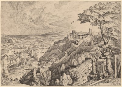 Saint Jérôme dans le désert - Johannes and Lucas van Doetechum after Pieter Bruegel the Elder