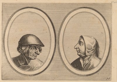 "Schonckje Wel-bedrocht" et "Pronckje Heel-volmaeckt" - Johannes and Lucas van Doetechum after Pieter Bruegel the Elder