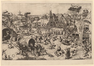 La Fête de Saint Georges - Johannes and Lucas van Doetechum after Pieter Bruegel the Elder