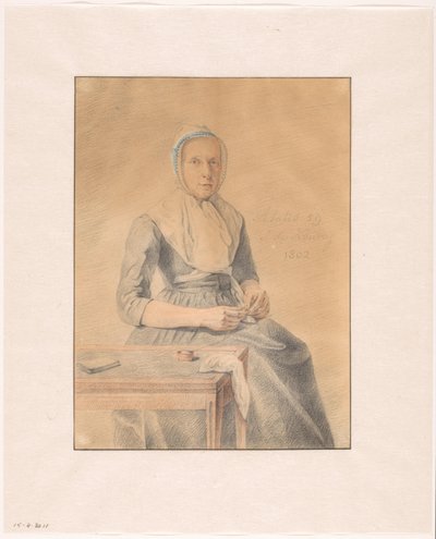 Portrait de Catharina van Eck - Johannes de Koning (signed by artist)