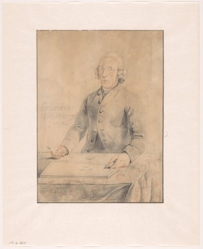 Portrait de Pieter Pickée - Johannes de Koning (signed by artist)