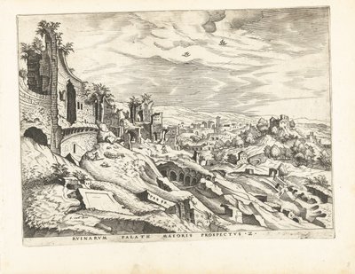 Deuxième vue du Palatin à Rome - Johannes of Lucas van Doetechum (attributed to)