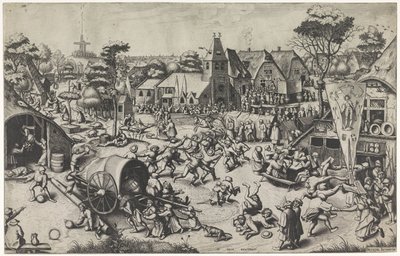 Fête foraine de Saint Georges - Johannes of Lucas van Doetechum