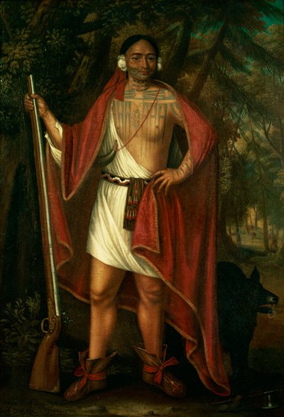 Sa Ga Yeath Qua Pieth Ton, roi des Maguas, 1710 - Johannes or Jan Verelst