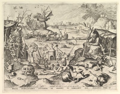 La Tentation de Saint Antoine, n.d. Créateurs : Johannes van Doetecum I, Lucas van Doetecum - Johannes and Lucas van Doetecum