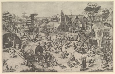 La Kermesse de Saint-Georges, vers 1569, imprimée en 1601 - Johannes van Doetecum I