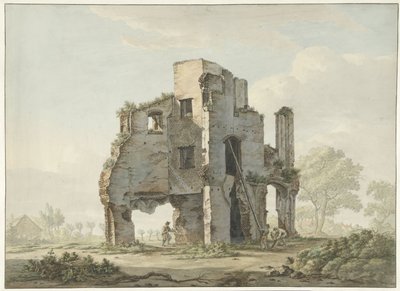 La démolition des ruines de l