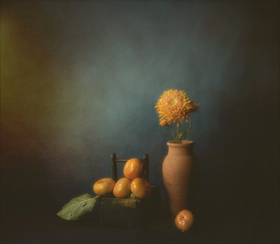 Nature morte aux kakis d