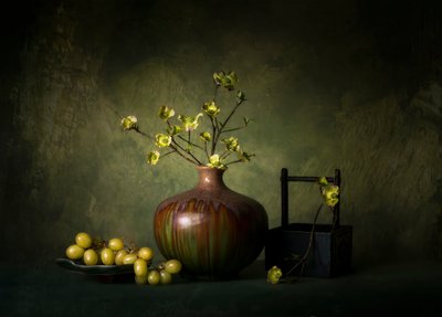 Nature morte verte élégante - John-Mei Zhong