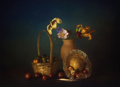 Nature morte rustique d