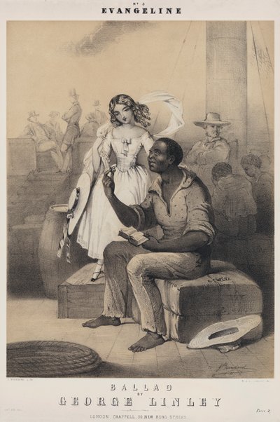 Évangéline, ballade de George Linley - John (after) Brandard