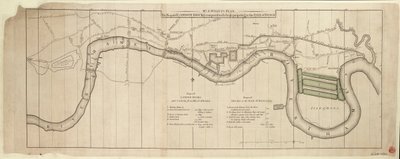 Plan de M. S. Wyatt, les docks de Londres proposés comparés à ceux proposés à l