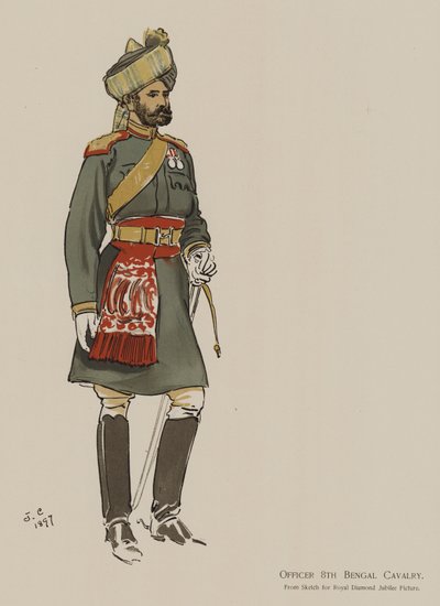 Officier 8e Cavalerie du Bengale - John (after) Charlton