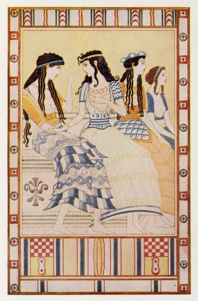 Dames de la cour minoenne - John (after) Duncan