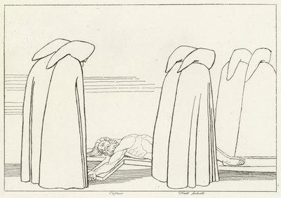 Les Hypocrites, Enfer, Chant 23 (gravure) - John (after) Flaxman