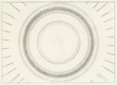 La vision béatifique, Paradis, Chant 33 (gravure) - John (after) Flaxman