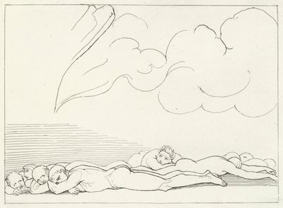 Le Tremblement de Terre, Purgatoire, Chant 20 - John (after) Flaxman