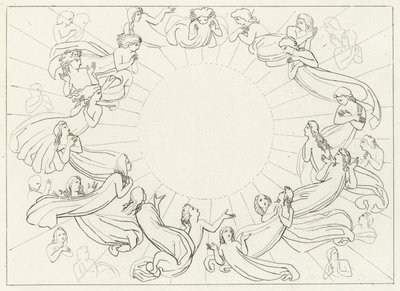 Le Soleil, Paradis, Chant 12 - John (after) Flaxman