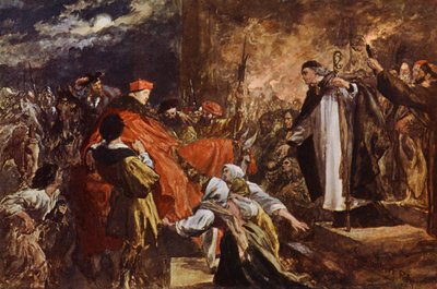 Arrivée du Cardinal Wolsey à l