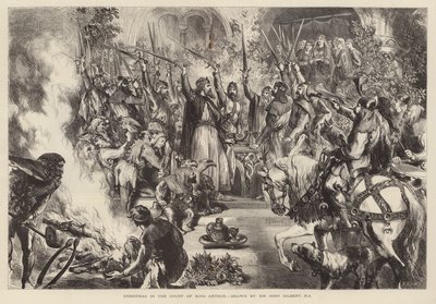 Noël à la cour du roi Arthur - John (after) Gilbert