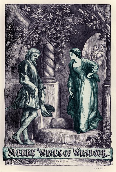 Les Joyeuses Commères de Windsor - John (after) Gilbert