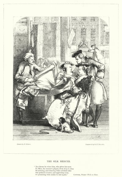 Le marchand de soie - John (after) Gilbert