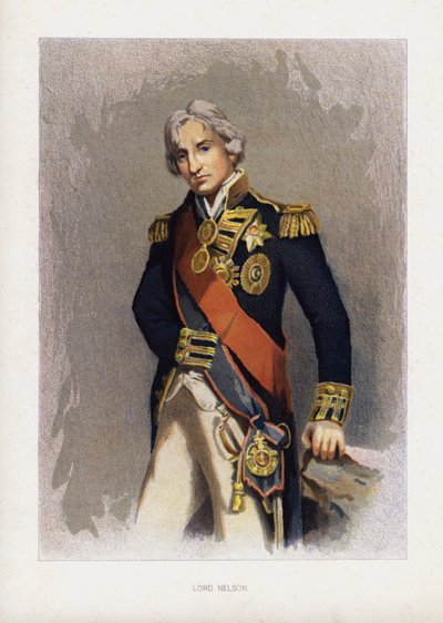 Amiral Lord Nelson, commandant naval britannique - John (after) Hoppner