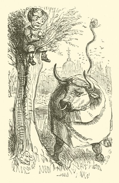 Taureau et garçon - John (after) Leech