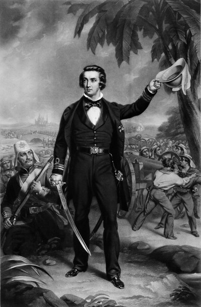 Capitaine Sir William Peel RN, VC, KCB, 21 septembre 1857 (mezzotinte) - John (after) Lucas