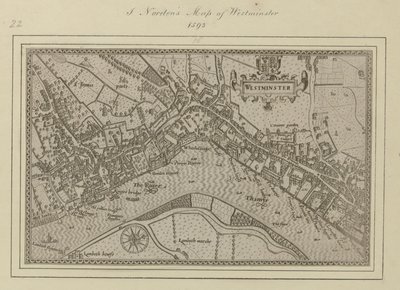 Plan de Westminster - John (after) Norden