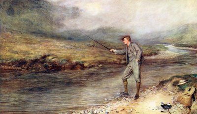 Pêche à la truite dans les Highlands - John (after) Pettie