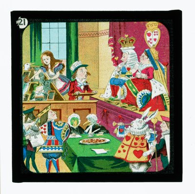 Alice au pays des merveilles, diapositives colorées - John (after) Tenniel