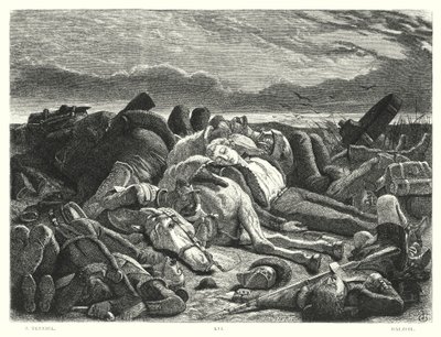 Childe Harold de Lord Byron, Chant III, Strophe 28 (gravure) - John (after) Tenniel
