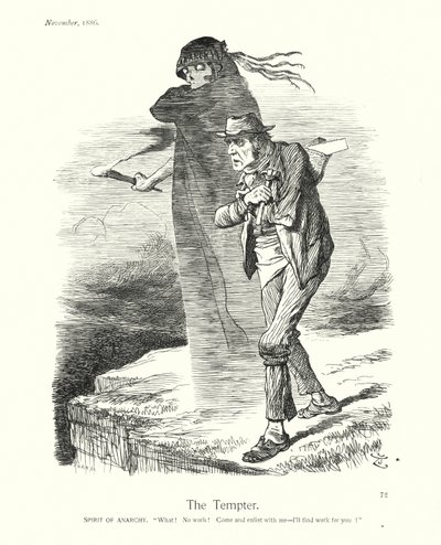 Caricature de Sir John Tenniel : Le Tentateur (gravure) - John (after) Tenniel