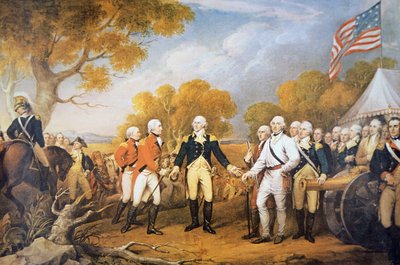 Reddition du général Burgoyne à Saratoga, New York - John (after) Trumbull