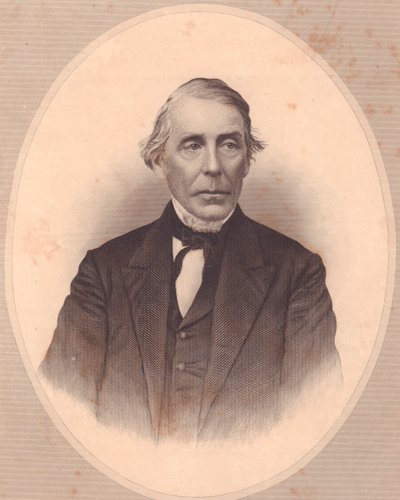 Portrait du pasteur méthodiste américain John Price Durbin (1800-1876), gravure par W Wellstood du ladies