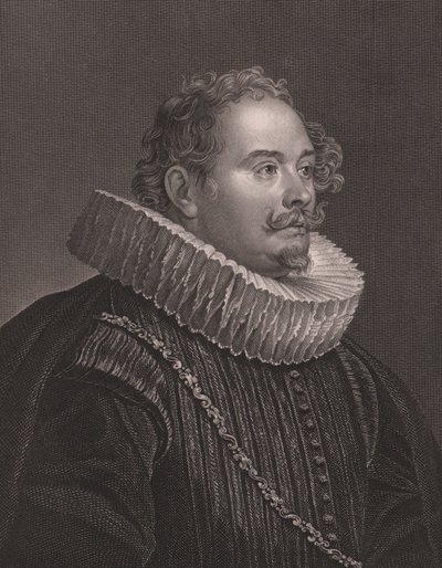 Portrait du graveur et éditeur allemand Martin Engelbrecht (1684-1756), gravure par D J Pound d