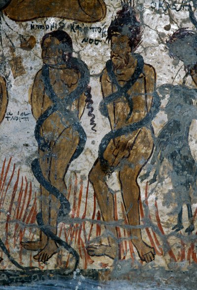 Punition des damnés, détail de l