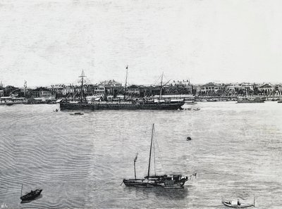 Port de Shanghai quelques semaines avant le déclenchement de la guerre - Walter Charles Mills