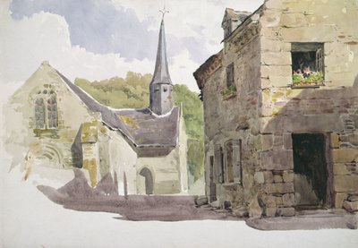 Église avec un petit clocher - John Absolon
