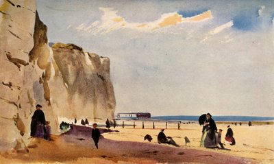 Scène côtière, Normandie, vers 1860, 1934 - John Absolon