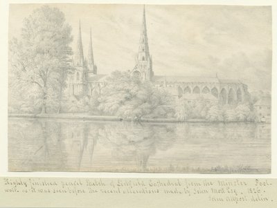 Cathédrale de Lichfield - Vue sud-ouest - John Allport