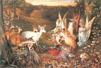Fées et cerfs - John Anster Fitzgerald