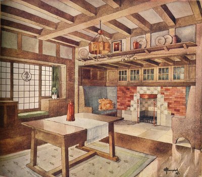Conception pour un salon dans une petite maison - John Archibald Campbell